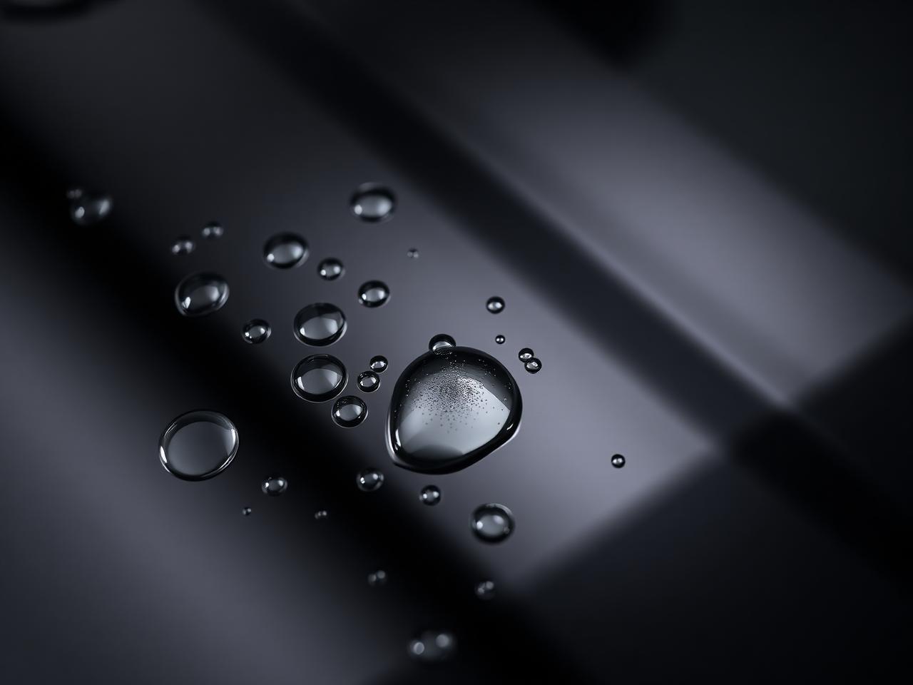 Water beading on ceramic coating